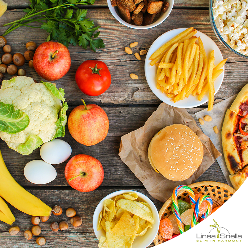 Zdrava prehrana vključuje veliko sadja in zelenjave, nekaj stročnic ter polnovrednih živil. Izogibati pa se moramo sladkorju in predelanim živilom.