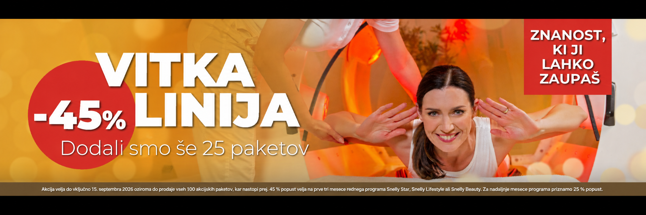 Kaj storiti za raven trebuh še pred poletjem - banner promocija